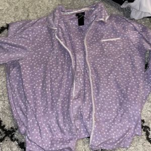 Purple fleece pj set